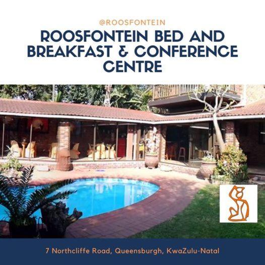 รูสฟอนไทน์ เบดแอนด์เบรกฟาสต์แอนด์เฟอเรนซ์เซ็นเตอร์ Bed & Breakfast เดอร์บัน ภายนอก รูปภาพ
